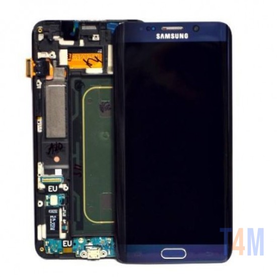 TOUCH+DISPLAY+FRAME SAMSUNG GALAXY S6 EDGE PLUS G928 (SERVICE PACK GH97-17819B/17852B) AZUL